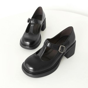 [엔믹스 설윤 착용] 인텐스 by 엘칸토 인텐스 여성 플랫폼 T-메리제인 로퍼 5.5cm LCWD83I539