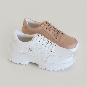 마쯔 by 엘칸토 여성 별자수 어글리 스니커즈 3.5cm LCWS04M613