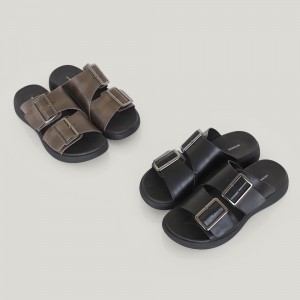 인텐스 by 엘칸토 남성 와이드 더블 스트랩 버클 슬라이드 3.5cm LCMW62I626