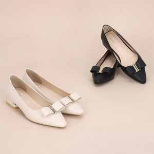 [리퍼브] 인텐스 by 엘칸토 여성 리본 플랫 펌프스 2.5cm LCWD03I413