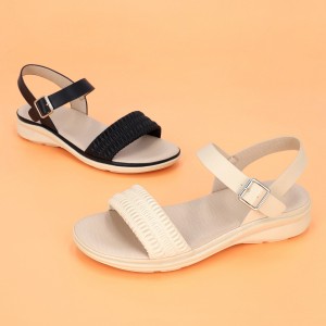 [리퍼브] 마쯔 by 인텐스 여성 스크런치 캐주얼 샌들 3.5cm LCWW29M326