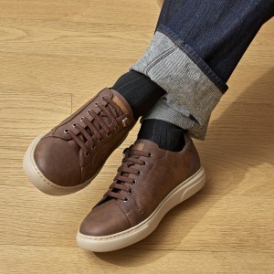 [리퍼브] 마쯔 by 엘칸토 남성 밴드 스니커즈 4cm LCMS52M439